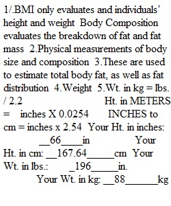 Anthropometrics lab